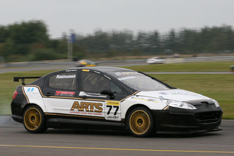 René Rasmussen havde god fart i bilen, og var overordnet meget tilfreds med weekenden sammen med ARTS teamet.